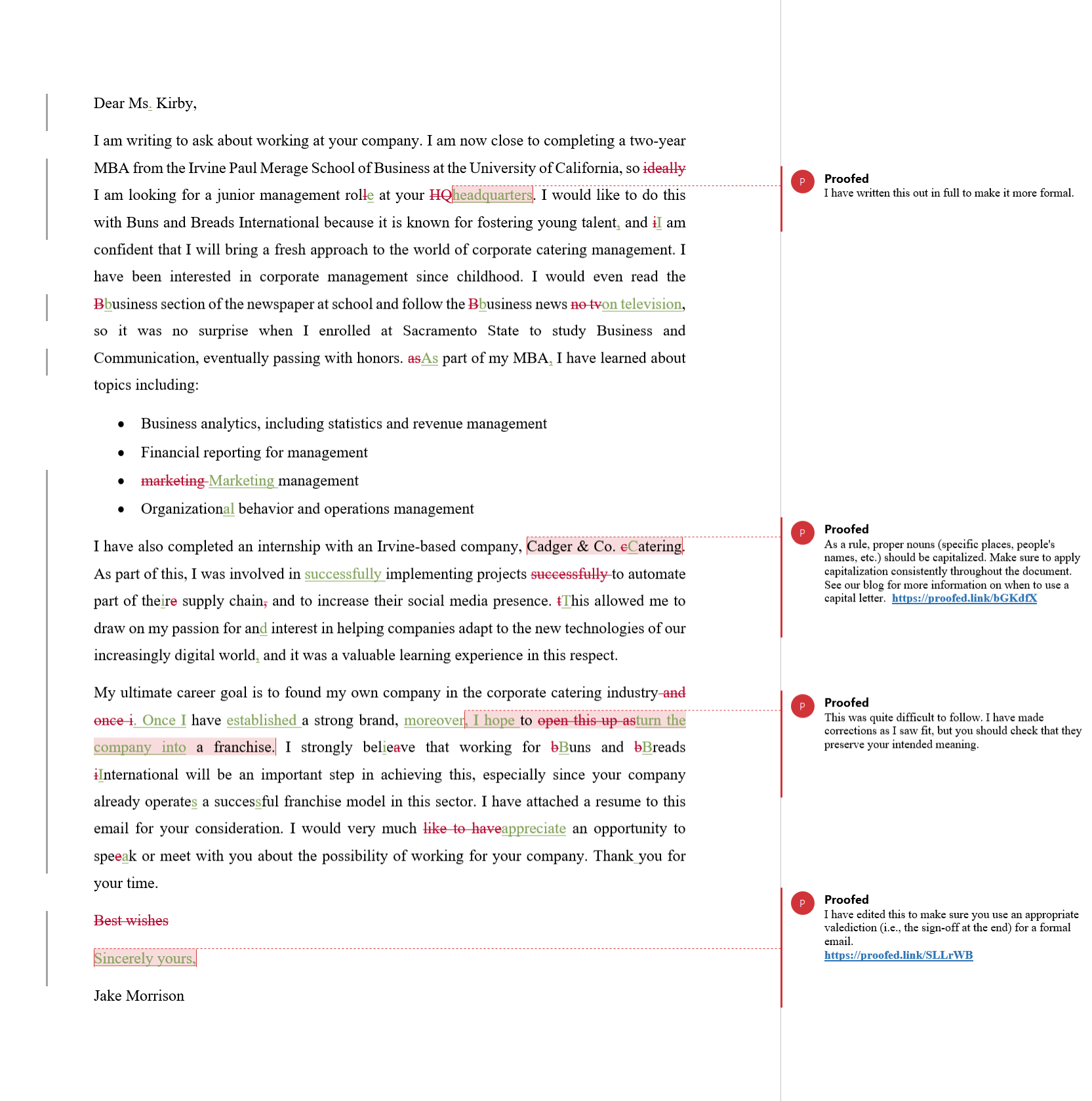 Dyslexia Proofreading Example (After Editing)