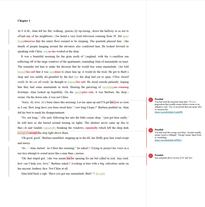 ODT Proofreading Example (After Editing)