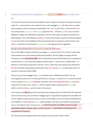 Accounting And Finance Proofreading Example (After Editing)